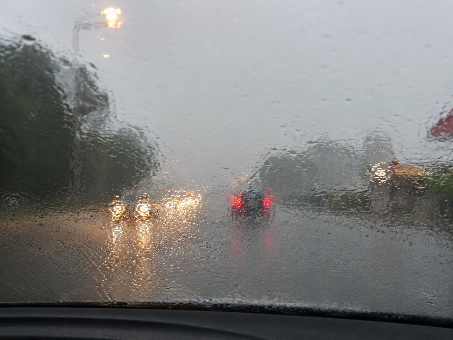 Windshield without water beading - blurry vision in rain